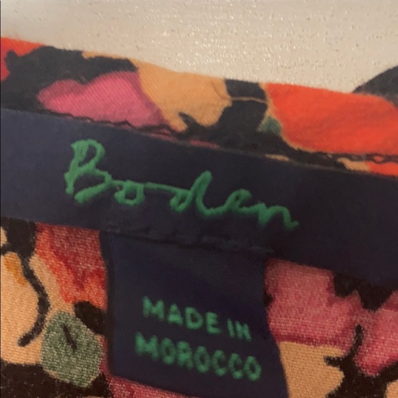 Boden rayon floral print size 14 dress - Picture 6 of 8